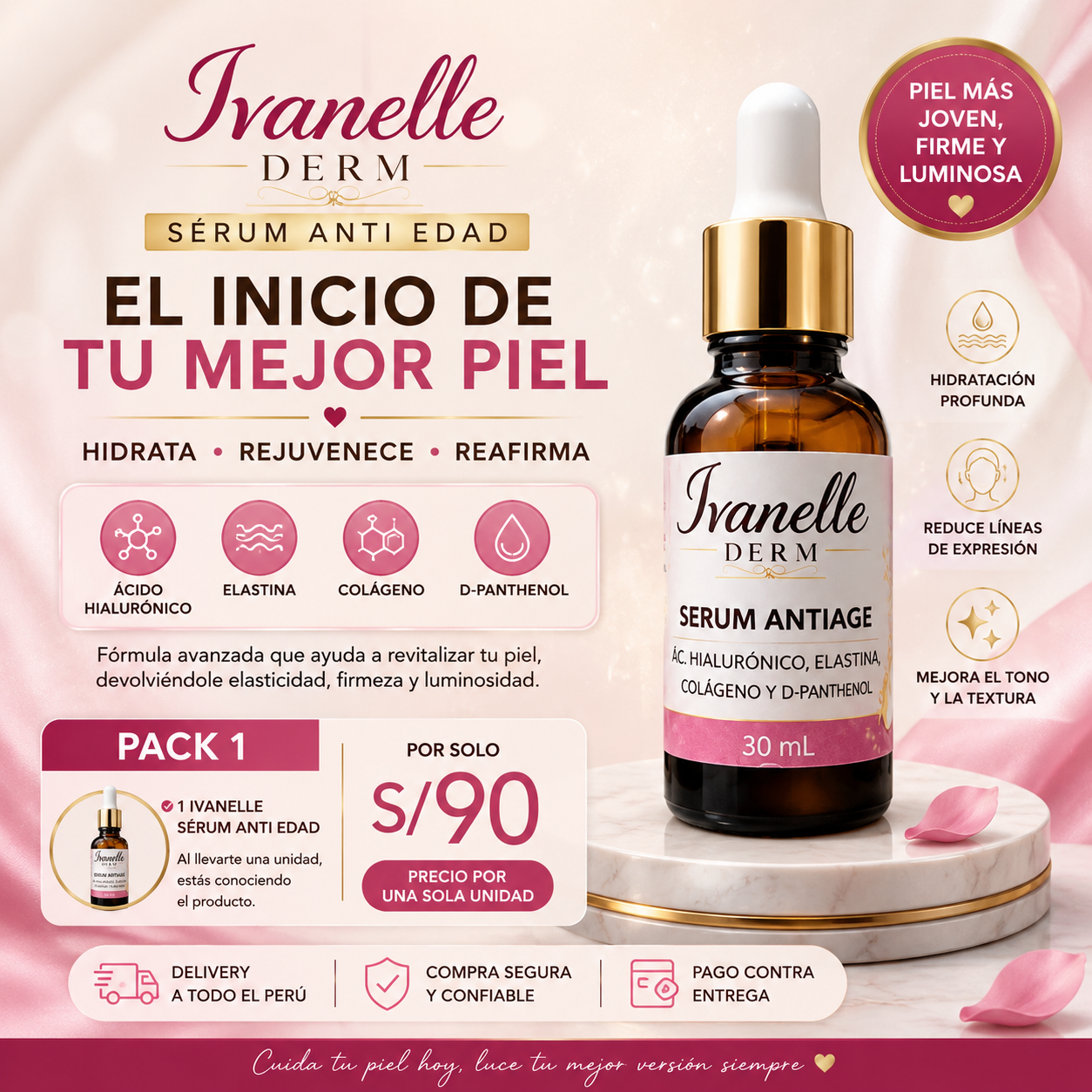 ✨ IVANELLE: SERUM ANTI EDAD ✨